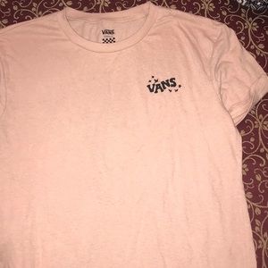 Vans light pink t-shirt